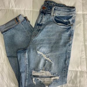 American eagle stretch mom jeans